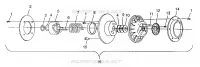 DRIVEN CLUTCH 700 RMK 0970966, 700 SKS 0970566, AND EUROPEAN 700 SKS E97056 (4938573857C002)