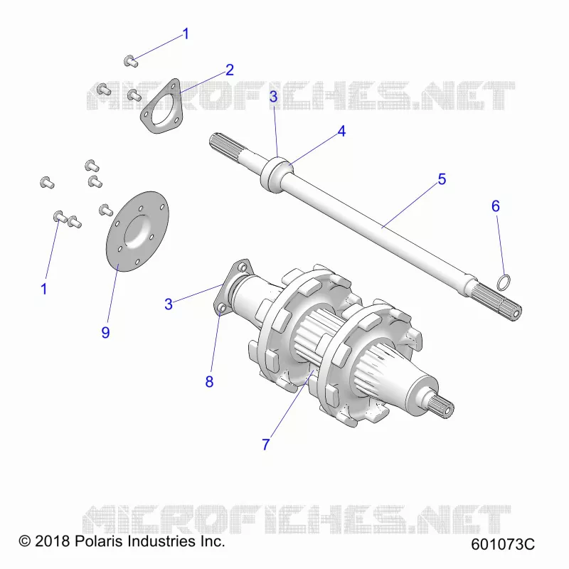 DRIVE TRAIN, JACKSHAFT AND DRIVE SHAFT