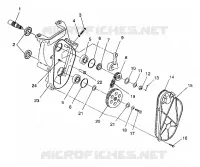 CHAINCASE ASSEMBLY 500 EFI/0930674 AND  500 EFI SKS/0930574 (4922962296017A)