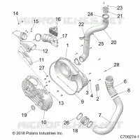 DRIVE TRAIN, CLUTCH COVER AND DUCTING