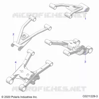 REAR SUSPENSION CONTROL ARMS