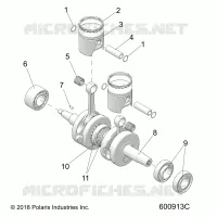 ENGINE, PISTON & CRANKSHAFT