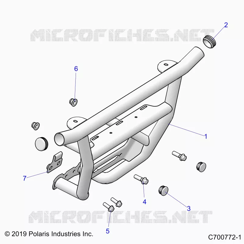 CHASSIS, FRONT BUMPER