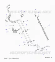 COOLING, HOSE MOUNTING