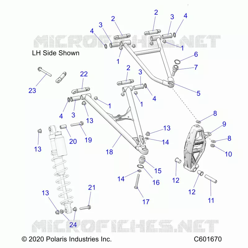 FRONT WISHBONES