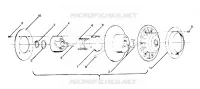 DRIVEN CLUTCH 400, 500, 500 CLASSIC AND 650 UPDATED 10/88 (4915411541013A)