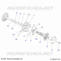 DRIVE TRAIN, PRIMARY CLUTCH