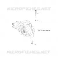 DRIVE TRAIN, GEARCASE MOUNTING, FRONT