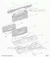 REAR BODYWORK CLOSEOFF, SIDE PANELS