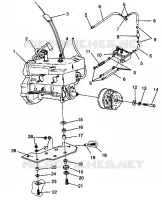 ENGINE MOUNTING LITE 0943433 AND  LITE DELUXE 0943431 (4924992499025A)
