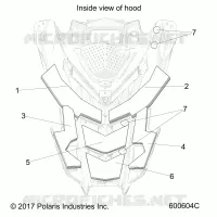 HOOD FOAM/FIBER