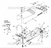 SEAT   GAS TANK ASSEMBLY CLASSIC 0952865 (4929072907A009)