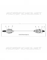 DRIVE TRAIN, FRONT HALF SHAFT