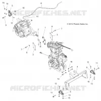 ENGINE, ENGINE AND TRANSMISSION MOUNTING