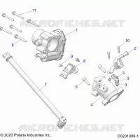 ENGINE, THROTTLE BODY AND FUEL RAIL