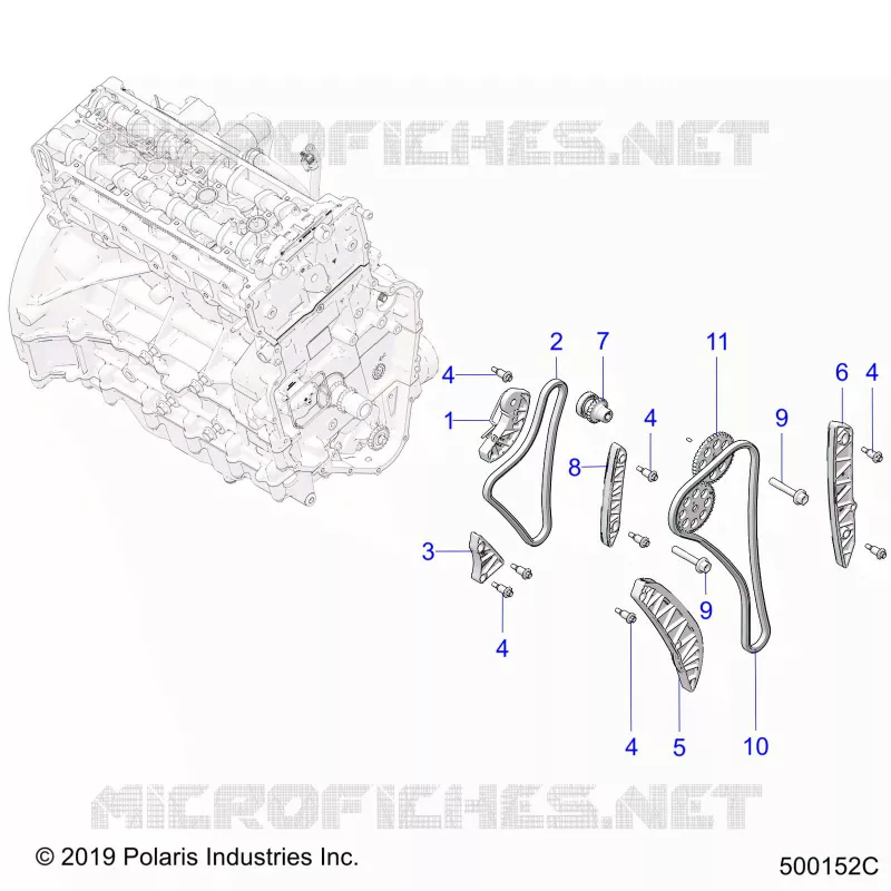 ENGINE, TIMING CHAIN AND RELATED