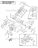 SWING ARM WELDMENT AND REAR SHOCK ASSEMBLY (4911991199032A)