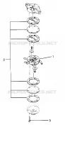 FUEL PUMP XLT TOURING 0952857 AND  EUROPEAN XLT TOURING E952857 (4929172917C012)