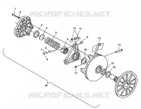 DRIVE CLUTCH 500 INDY 0982764(A)(B) AND EUROPEAN 500 INDY E982764A (4942104210C003)