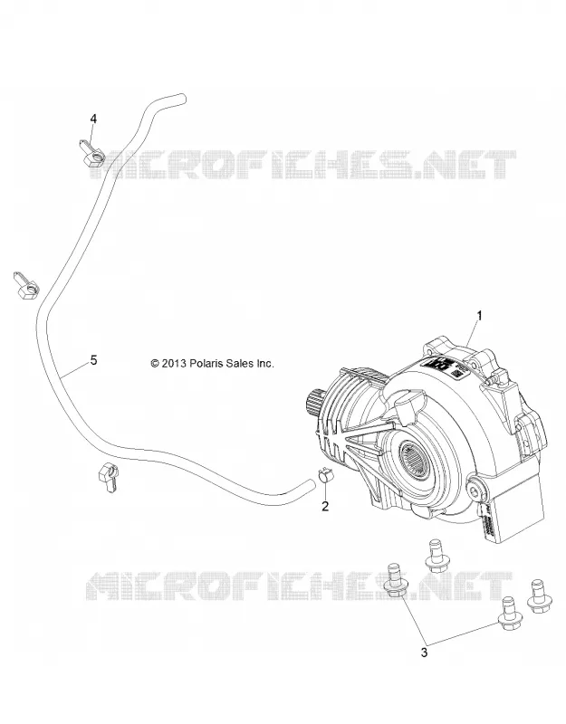 DRIVE TRAIN, FRONT GEARCASE MOUNTING