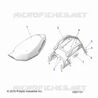 SEAT ASM. AND REAR RACK