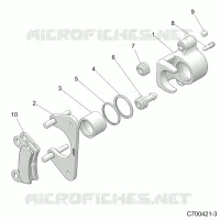 REAR BRAKE CALIPER