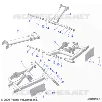 REAR SUSPENSION CONTROL ARMS