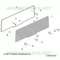 REAR BODYWORK WINDOW