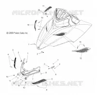 HOOD, FRONT HINGE ASM.