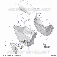 SEAT AND FOOTWELLS