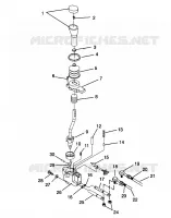 GEAR SELECTOR 4X4 300 W958130 (4930183018C007)