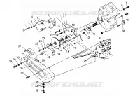GEARCASE/BRAKE AND CHAIN COVER MOUNTING 4X4 300 W948130 (4926762676C003)