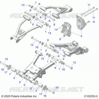 REAR SUSPENSION CONTROL ARM MOUNTING