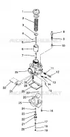 CARBURETOR 440 / 0930760 AND 440 SKS / 0930560 (4922932293032A)