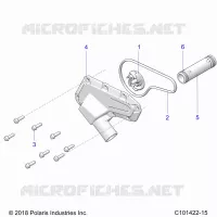 ENGINE, WATERPUMP IMPELLER AND COVER