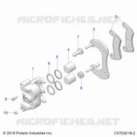 BRAKES, REAR CALIPER