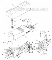 SEAT   GAS TANK ASSEMBLY 500 EFI SKS 0962574, 500 EFI RMK 0962974, AND EU (4931983198A007)