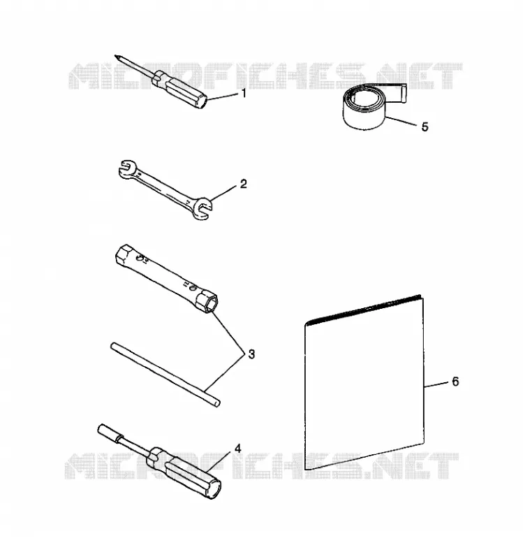 TOOL KIT    TRAIL RMK 0980961 (4942214221C012)
