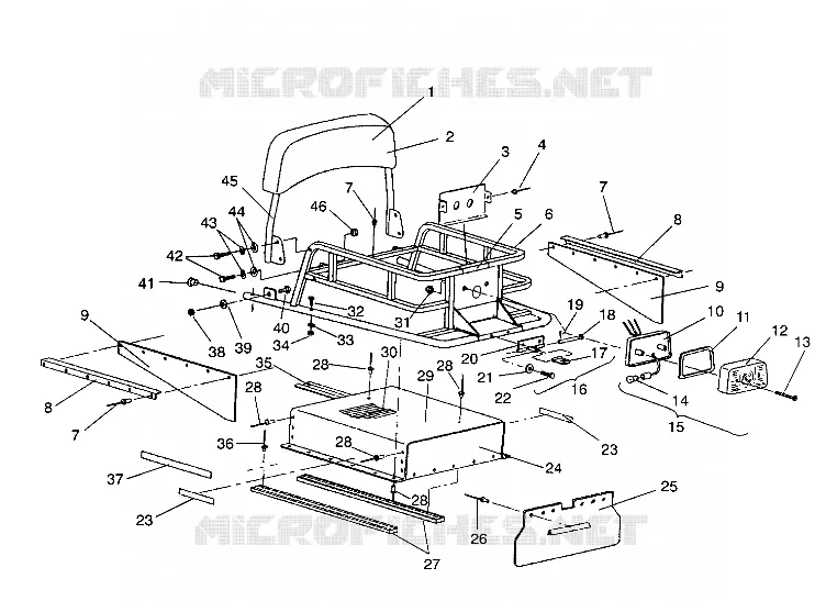 RACK   TUNNEL EXTENSION ASSEMBLY WIDETRAK / 0932064 (4922982298010A)