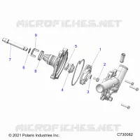 ENGINE, WATERPUMP ASSEMBLY