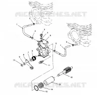 OIL PUMP SPORT 0960443, SPORT TOURING 0960243  AND EUROPEAN SPORT TOURING E (4932223222D002)