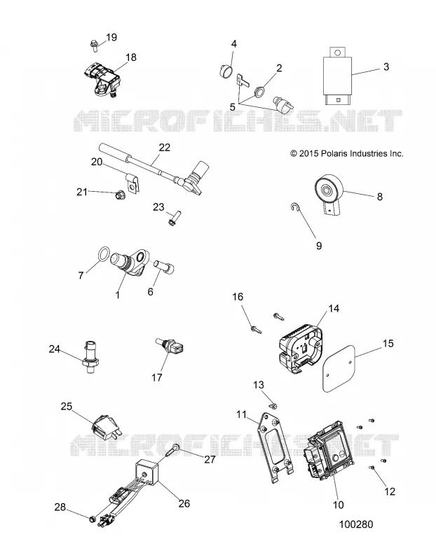 SWITCHES, SENSORS AND ECM MODULES