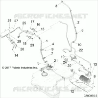 BODY, FUEL LINE EVAP