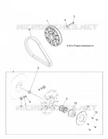 DRIVE TRAIN, SECONDARY CLUTCH