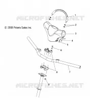 STEERING, HANDLEBAR MOUNTING