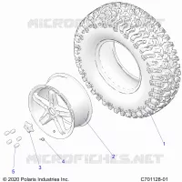 WHEELS, FRONT/REAR