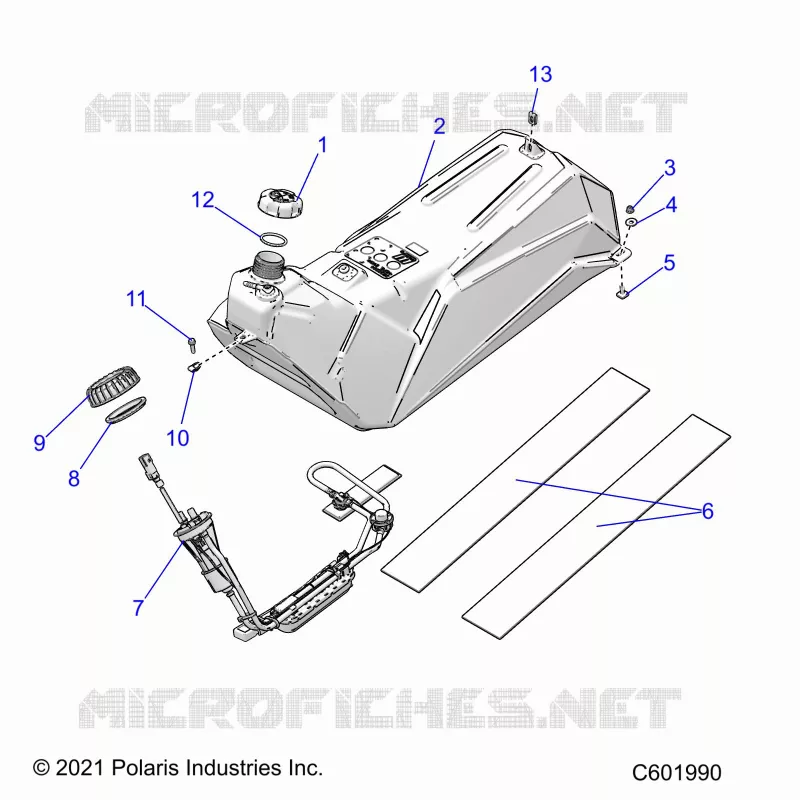 FUEL SYSTEM, FUEL TANK AND PUMP