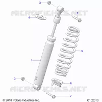 SUSPENSION, REAR SHOCK