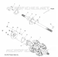 DRIVE TRAIN, JACKSHAFT AND DRIVE SHAFT