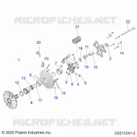 DRIVE TRAIN, PRIMARY CLUTCH